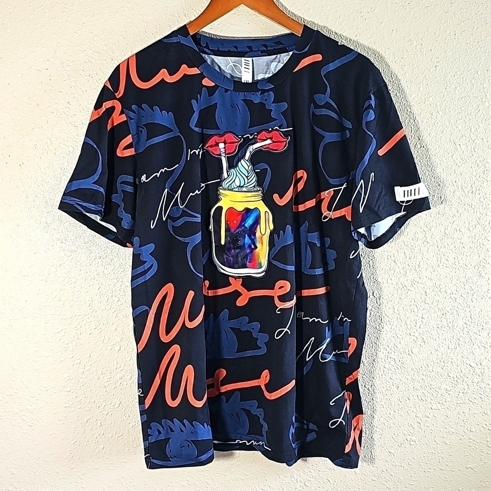 FIFTH Loop Men's Streetwear Lips Straw Drinking.